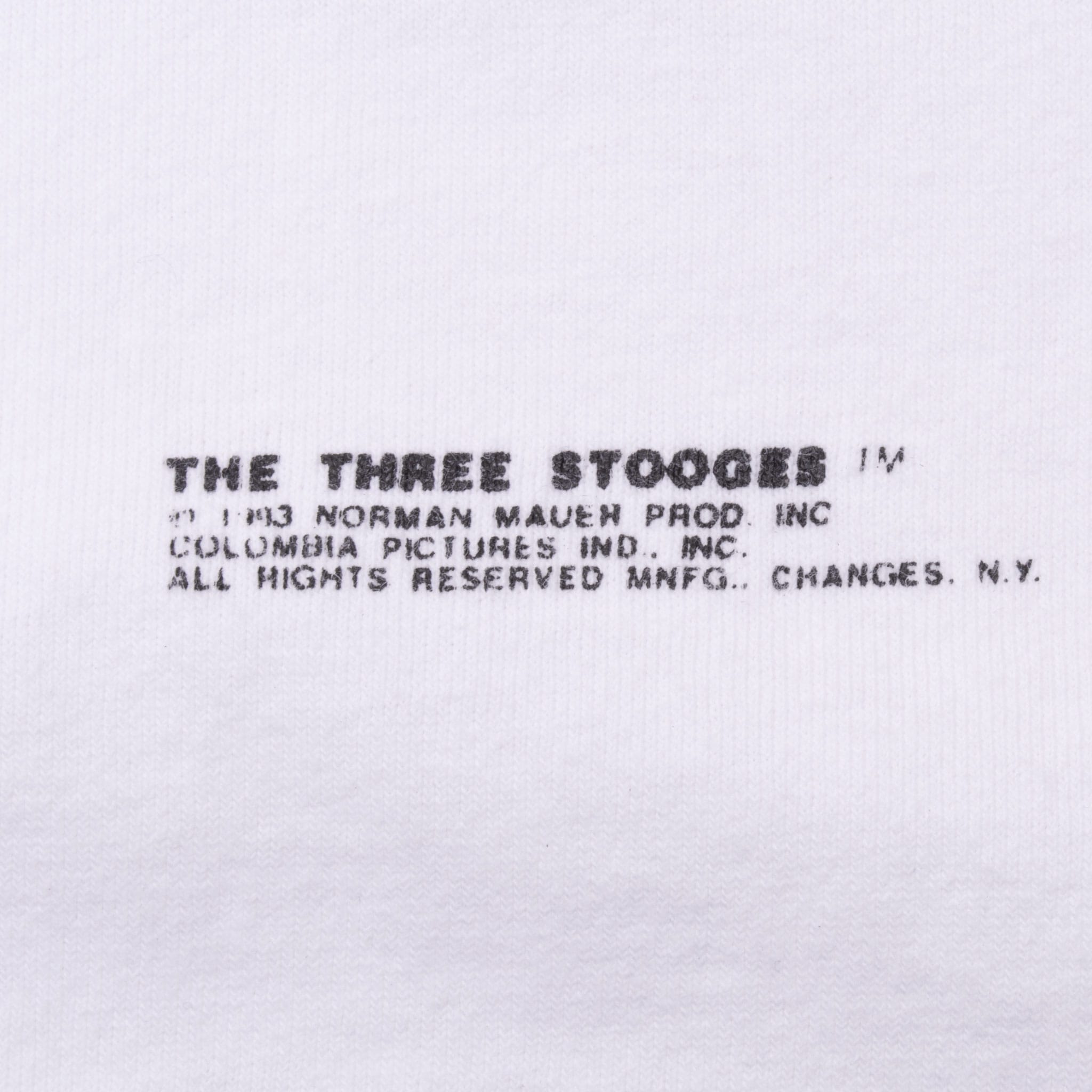 Vintage The Three Stooges 1993 Tee Shirt Size Xl Made In Usa With Single Stitch Sleeves