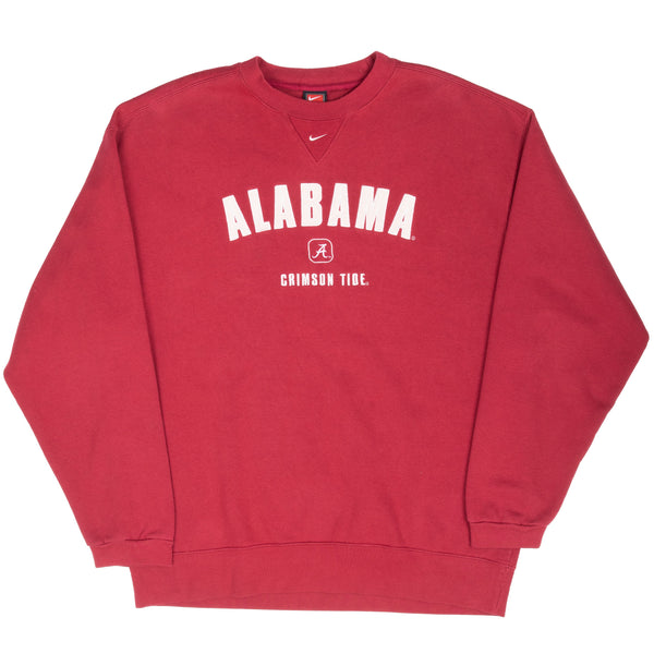 Vintage Nike Ncaa Alabama Crimson Tide 1990S Sweatshirt Size Medium