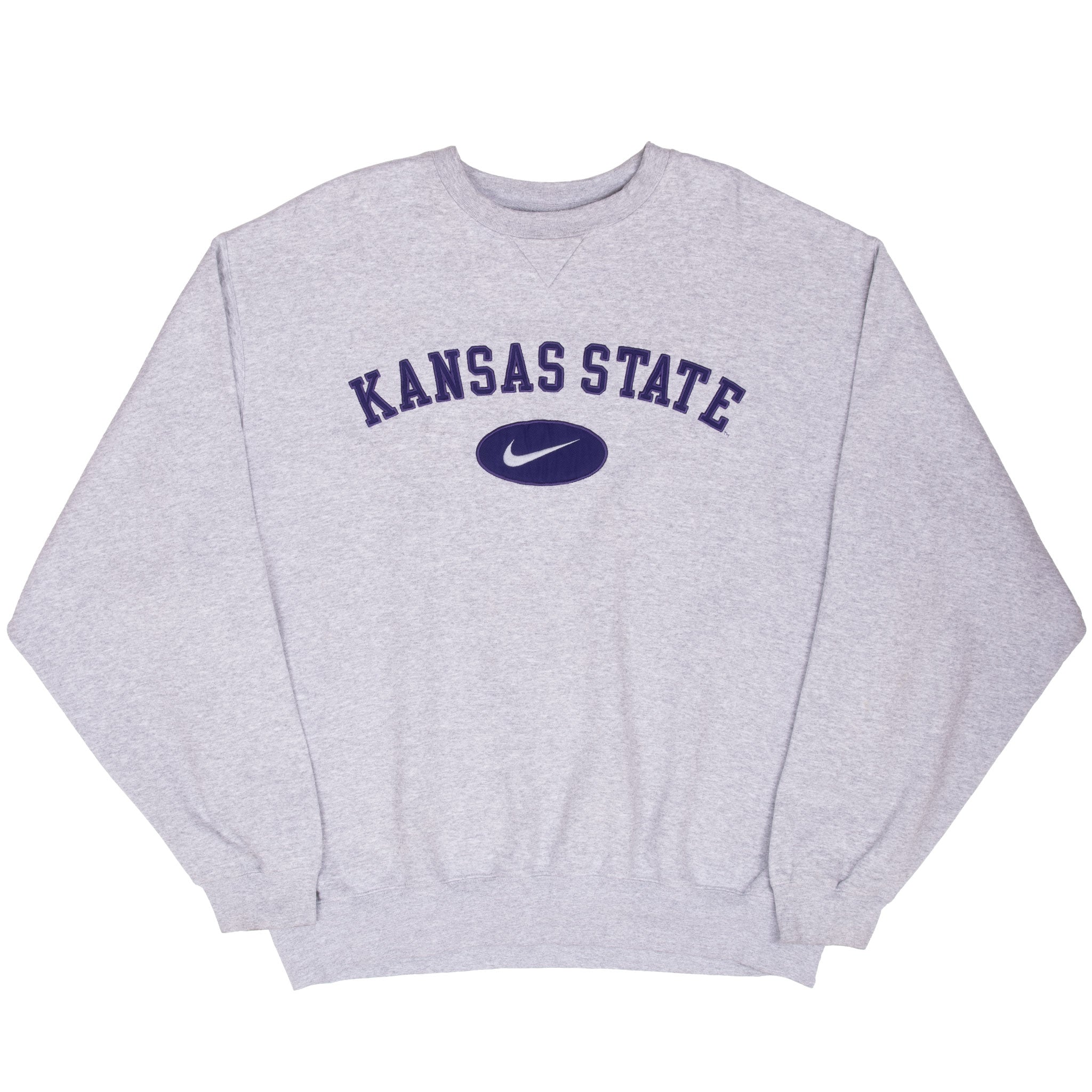 Vintage Nike Kansas Embroidered Sweatshirt 1990S Size XL