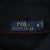 Polo Ralph Lauren neck label and medium size tag inside navy sweater