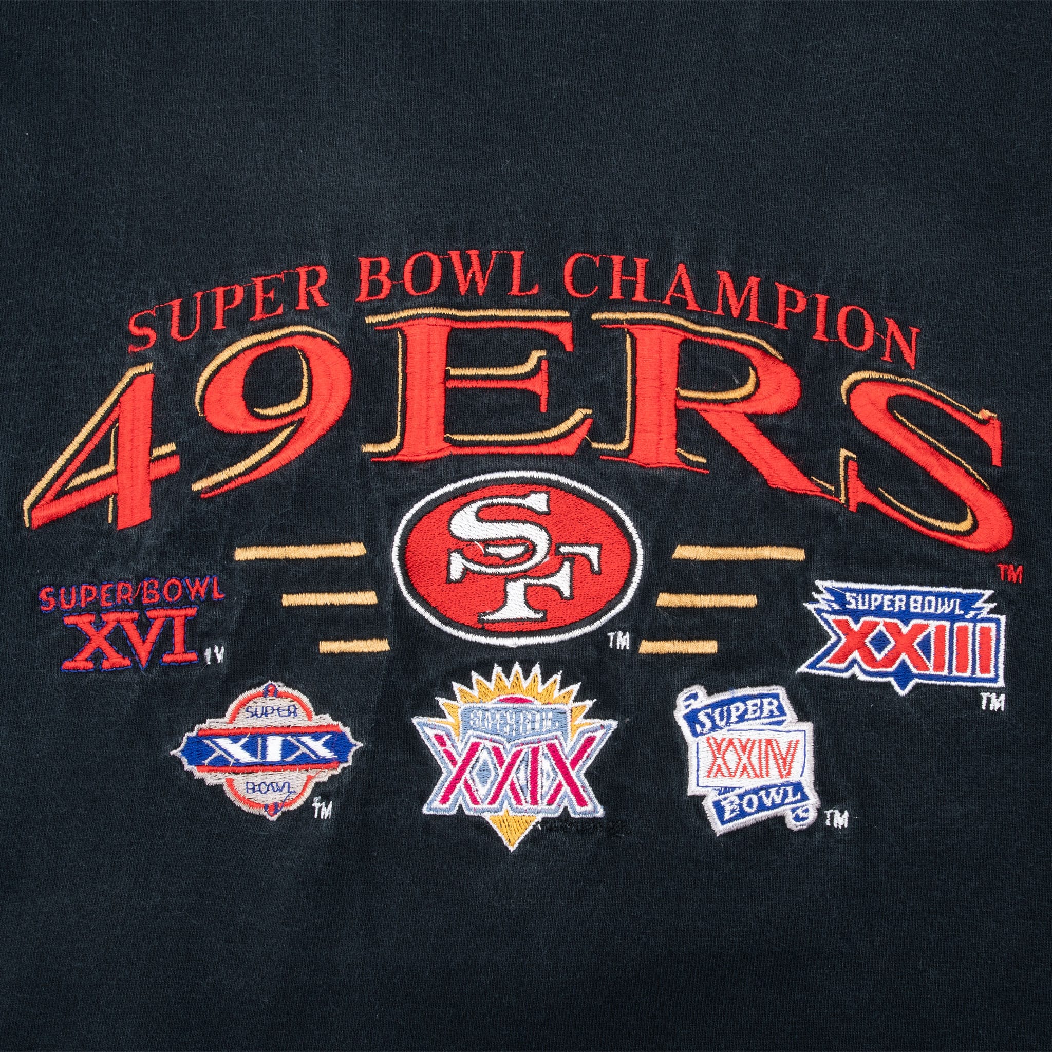 Vintage Nfl San Francisco 49Ers Superbowl 1994 Tee Shirt Size Large Made In Usa With Single Stitch Sleeves