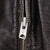 Vintage Geniune Steer Hide Black Leather Jacket Size XL    Zipper : TALON
