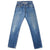 Beautiful Indigo Levis 501 Jeans from 1985 to 1988 Made in USA with a medium blue wash, a nice contrast of light  and medium blue and some light whiskers.  Size 30x32  Back Button #552