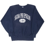 Vintage Champion Reverse Weave Sigma Phi Epsilon Fraternity University Sweatshirt 1990S Size XL Made In Usa