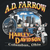 A.D. Farrow Harley-Davidson Columbus, Ohio back print with motorcycles and city skyline