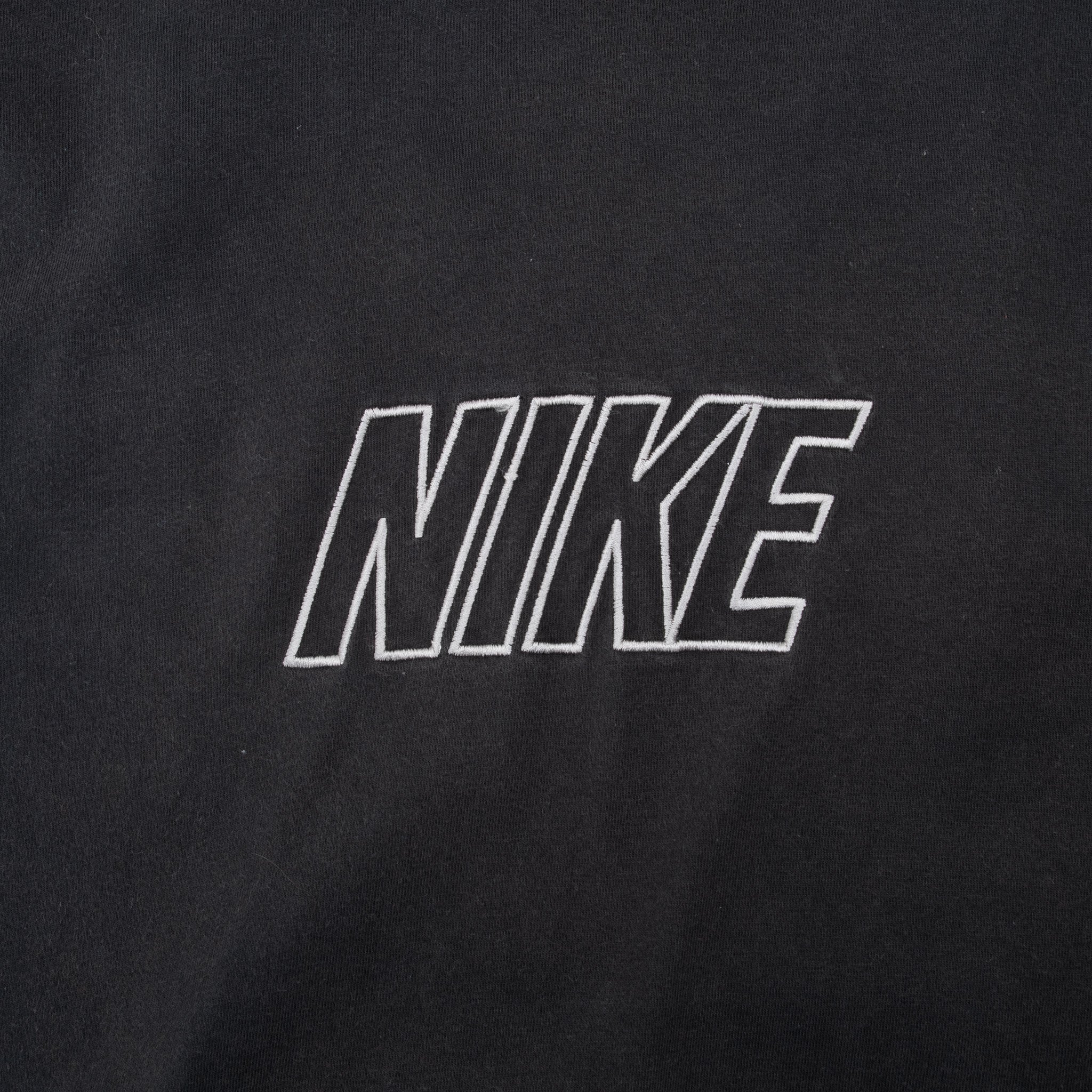 Vintage Nike Spellout Black Tee Shirt 2000S Size 2XL