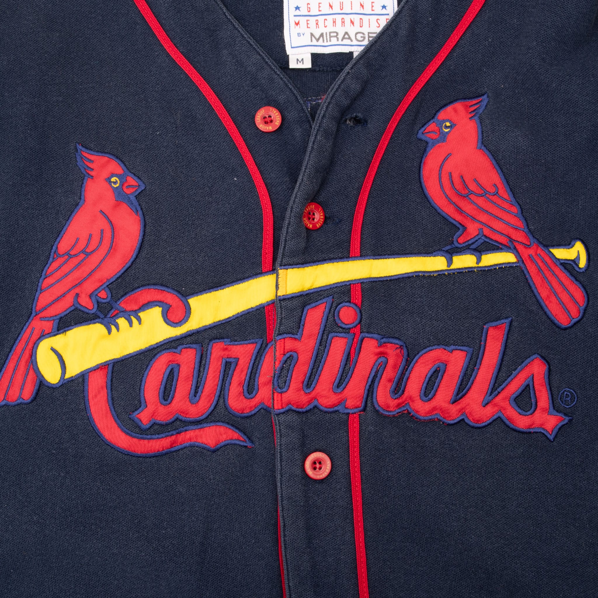 Vintage Mlb St Louis Cardinals Mcgwire #25 Jersey 1990S Size Medium