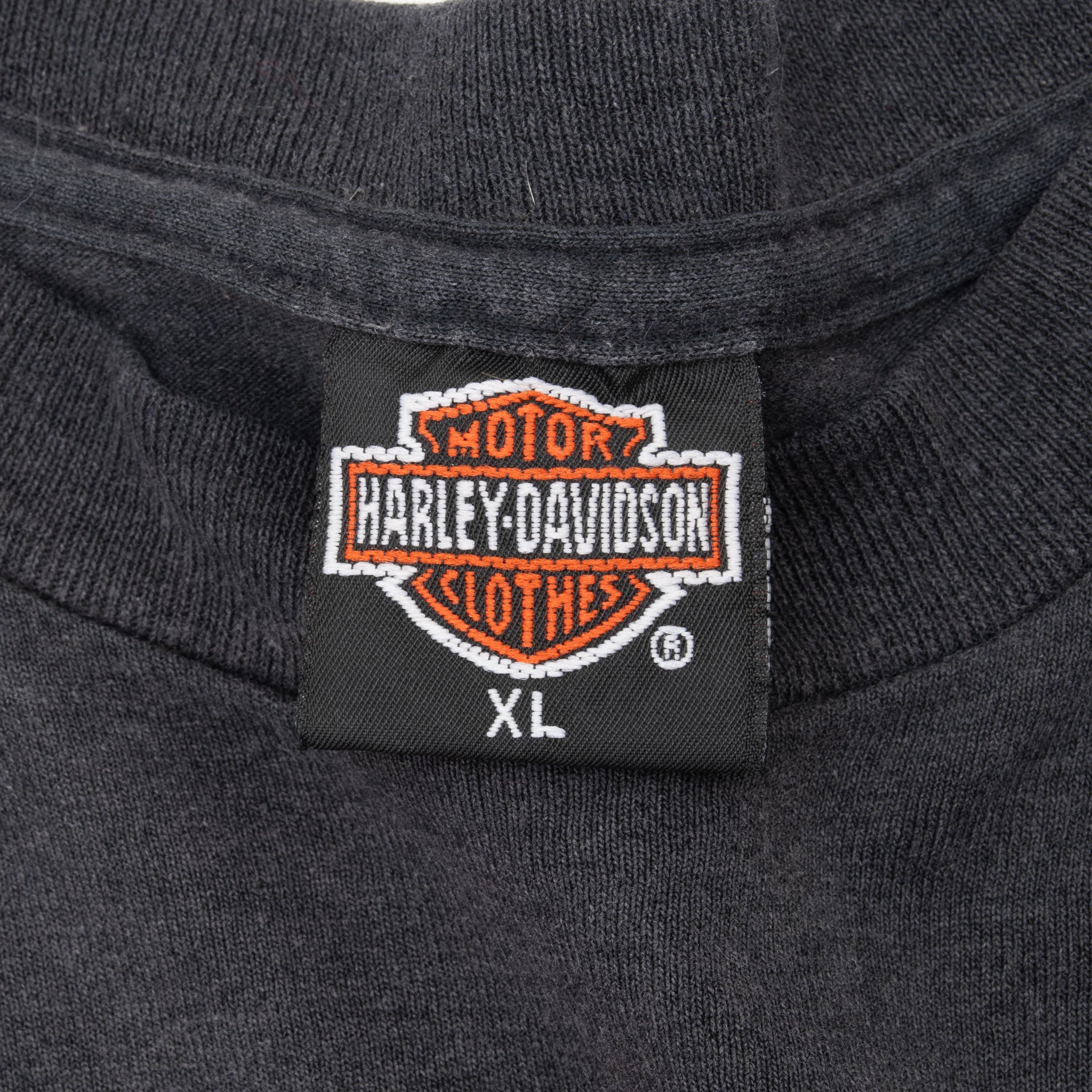 Vintage 3D Emblem Harley Davidson Tee Shirt 1991 Size Large Made In Usa With Single Stitch Sleeves