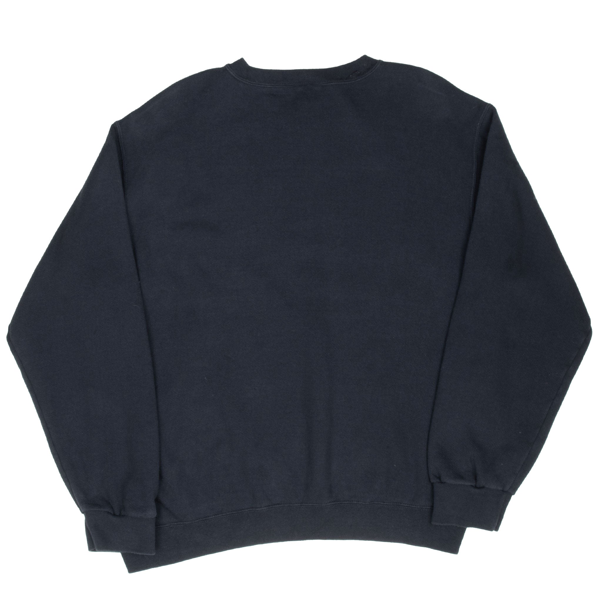 Vintage Black Nike Classic Small Swoosh Sweatshirt 2000s Size Large