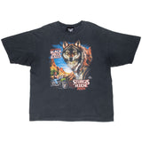 Vintage Biker Sturgis Black Hill Rally 2005 Wolf Tee Shirt Size 2XL