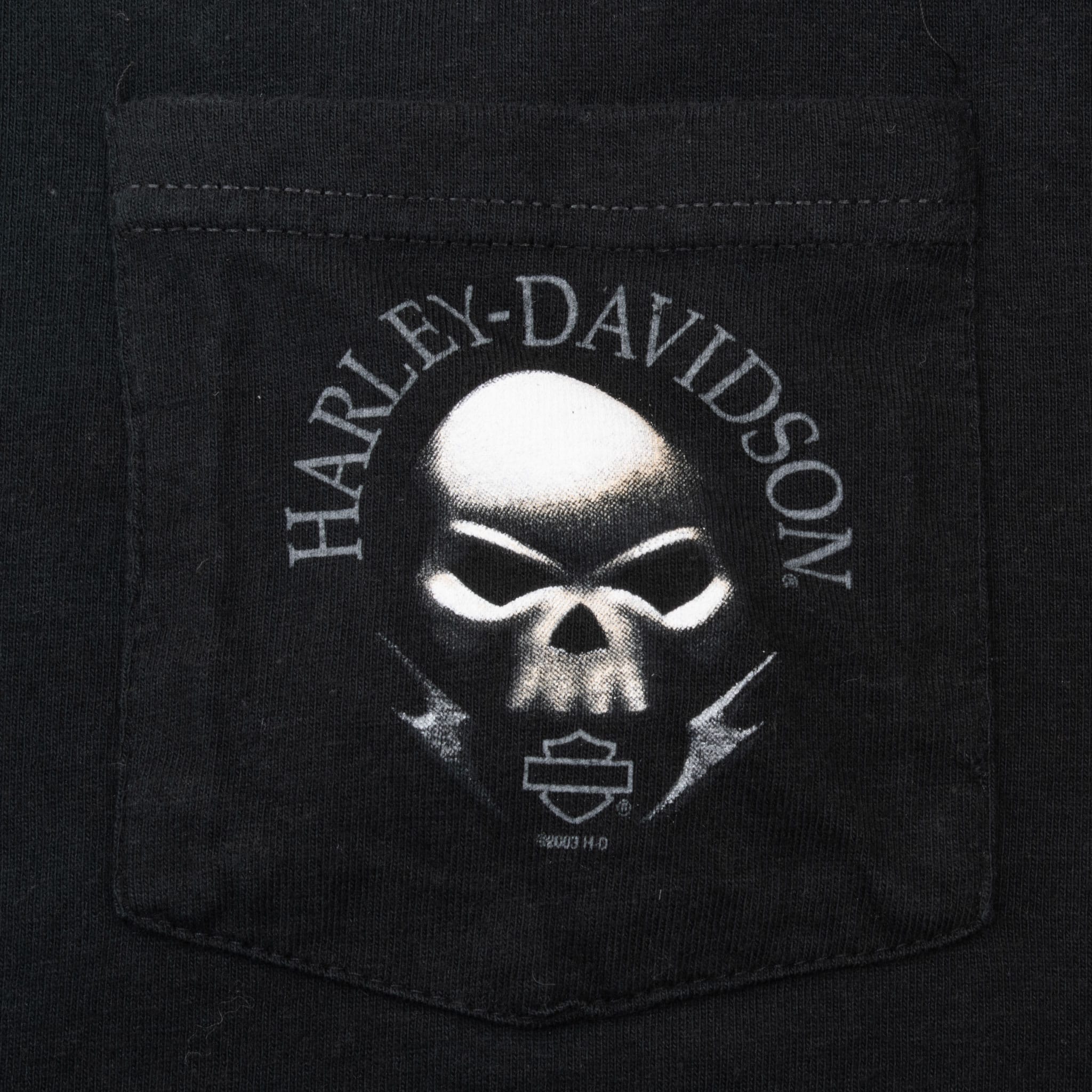 Vintage Harley Davidson Kirkwood Mo Long Sleeve Tee Shirt 2003 Size Xl Made In Usa