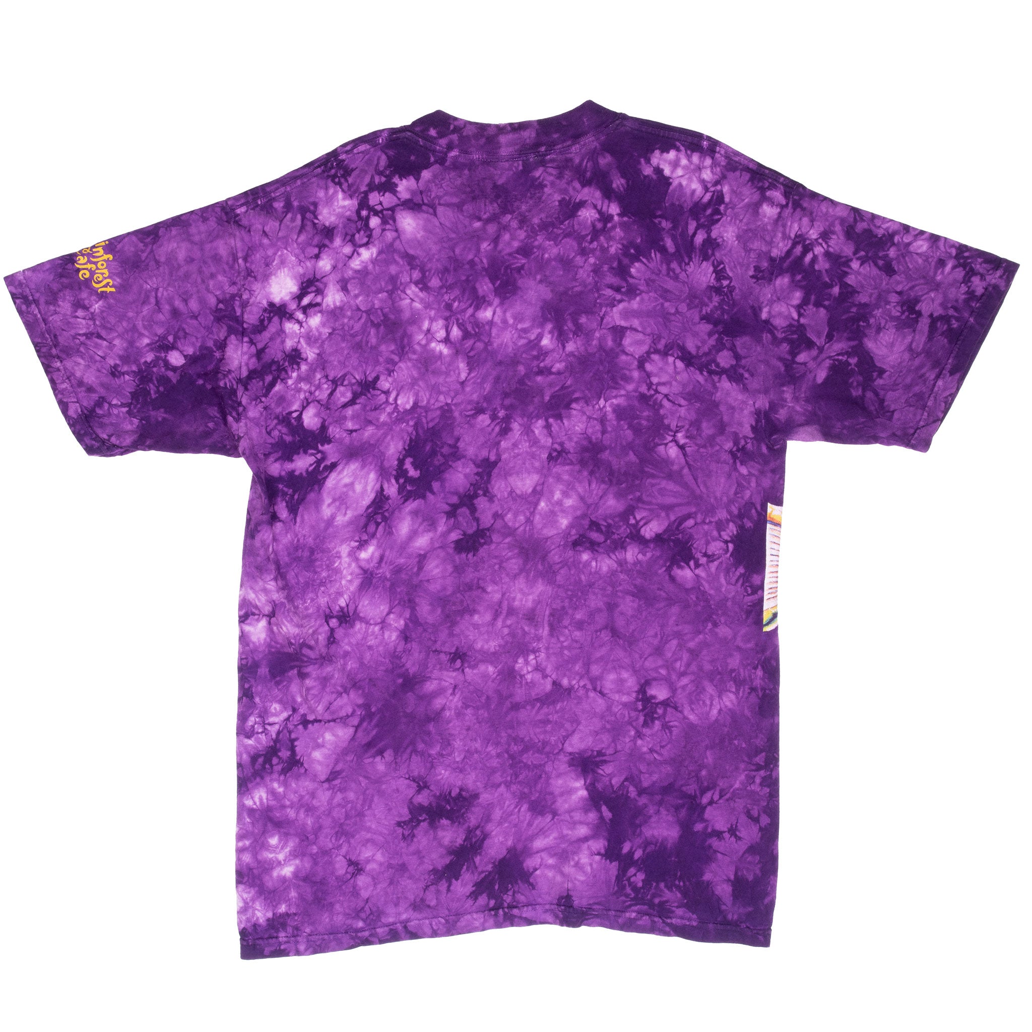 Vintage Tie Dye Frog Rain Forest Rico Animal Print Tee Shirt 1998 Size Medium
