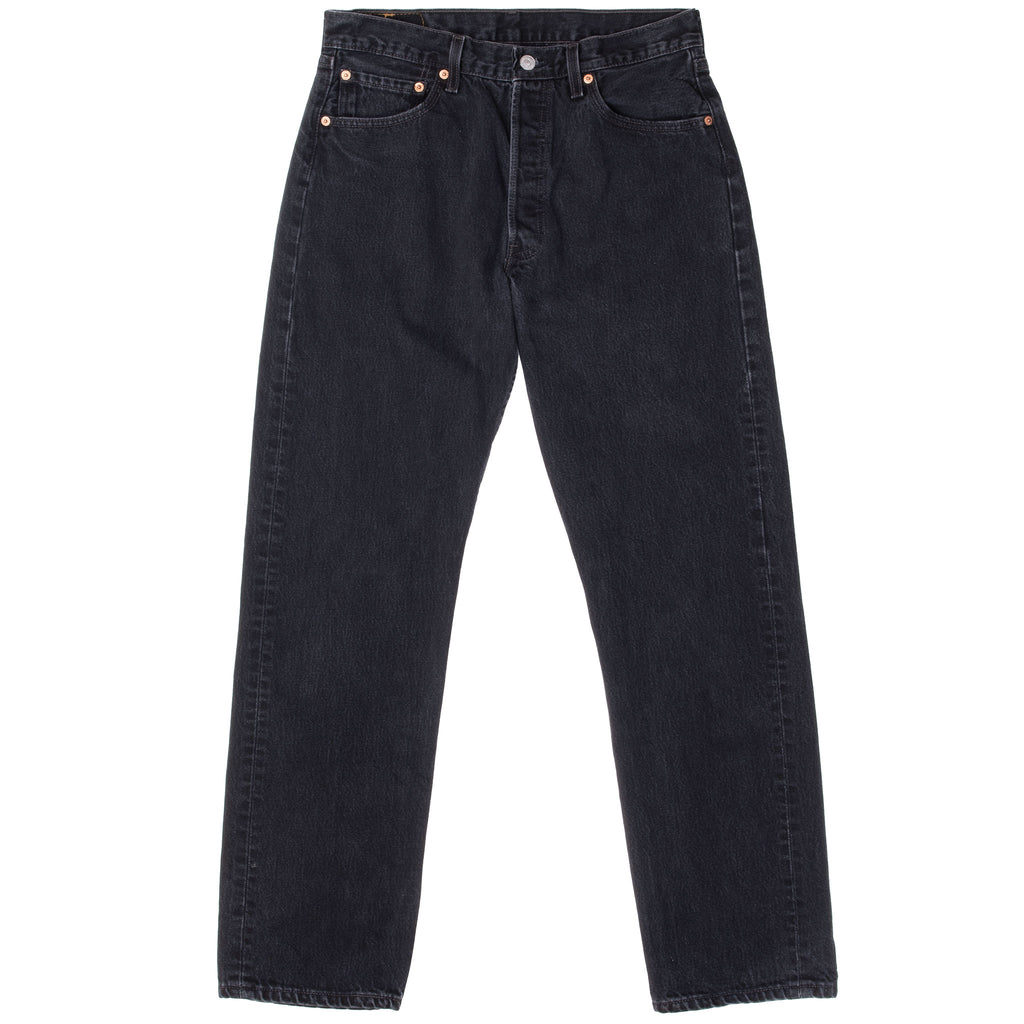 Vintage Levis 501 Black Jeans 1990S Size W31 L30 Made In Usa

Size On Tag : 33X32 Actual Size 31X30

Back Button #553