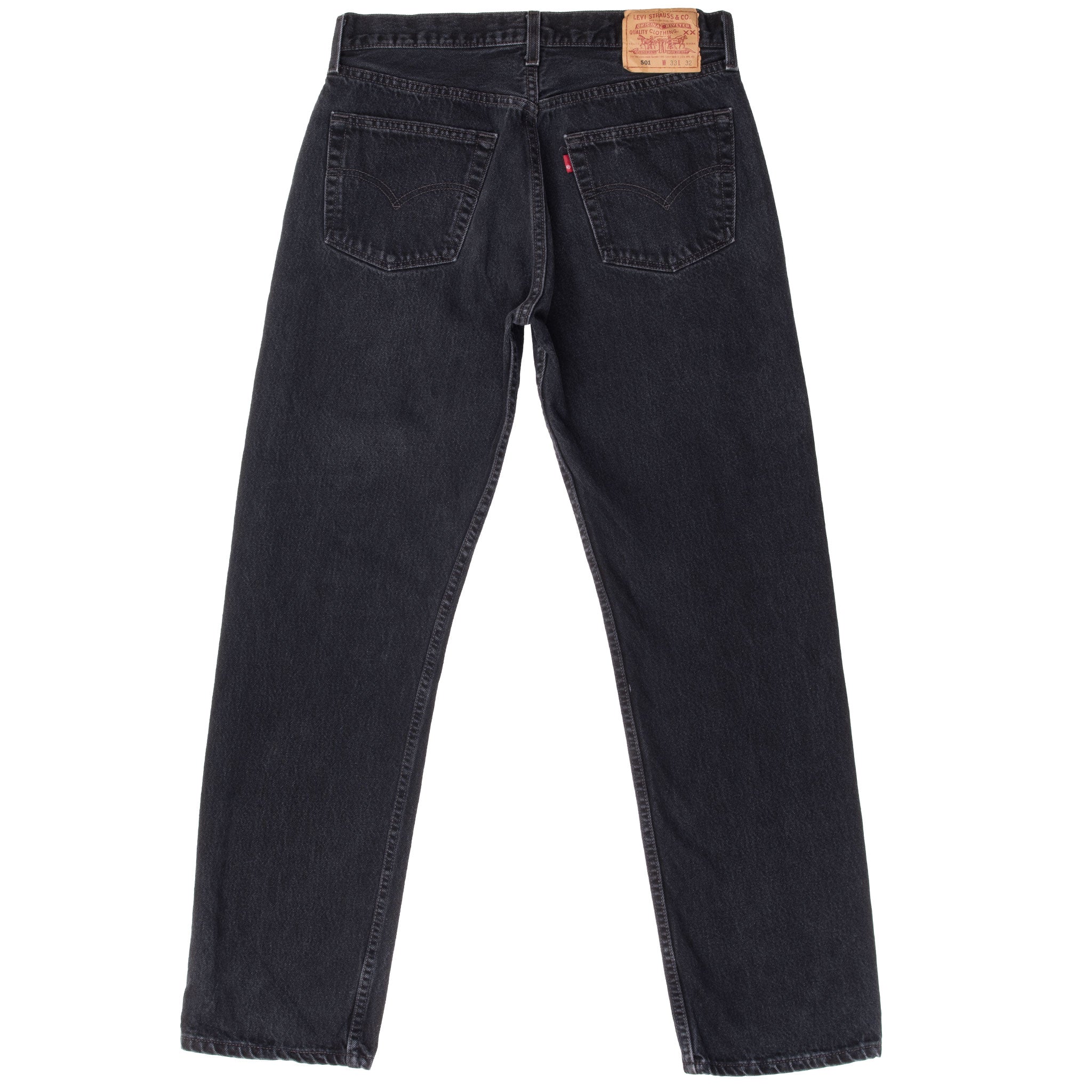 Vintage Levis 501 Black Jeans 1990S Size W31 L30 Made In Usa

Size On Tag : 33X32 Actual Size 31X30

Back Button #553