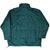 Back of dark green Nike reversible windbreaker with horizontal stitched panels