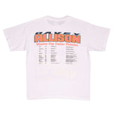 Vintage Nascar Davey Allison 1993 Memorial Tee Shirt Size Large Made In Usa With Single Stitch Sleeves