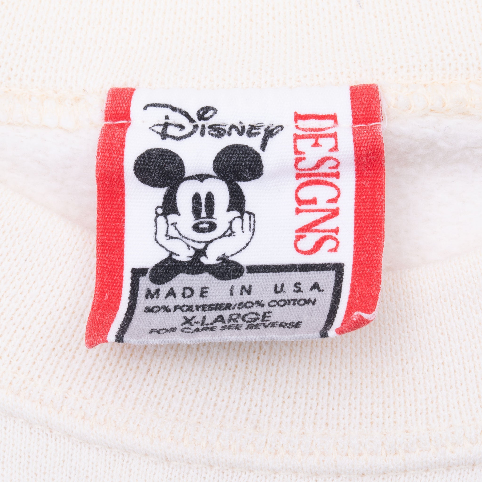 Vintage Disneyland 40 Years Of Adventures Mickey Mouse Indiana Jones Sweatshirt Size XL Made In Usa