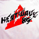 Vintage New Edition Heatwave 1989 With Ronnie DeVoe, Bobby Brown, Ricky Bell, and Michael Bivins Tee Shirt Size Medium Made In USA With Single Stitch Sleeves.