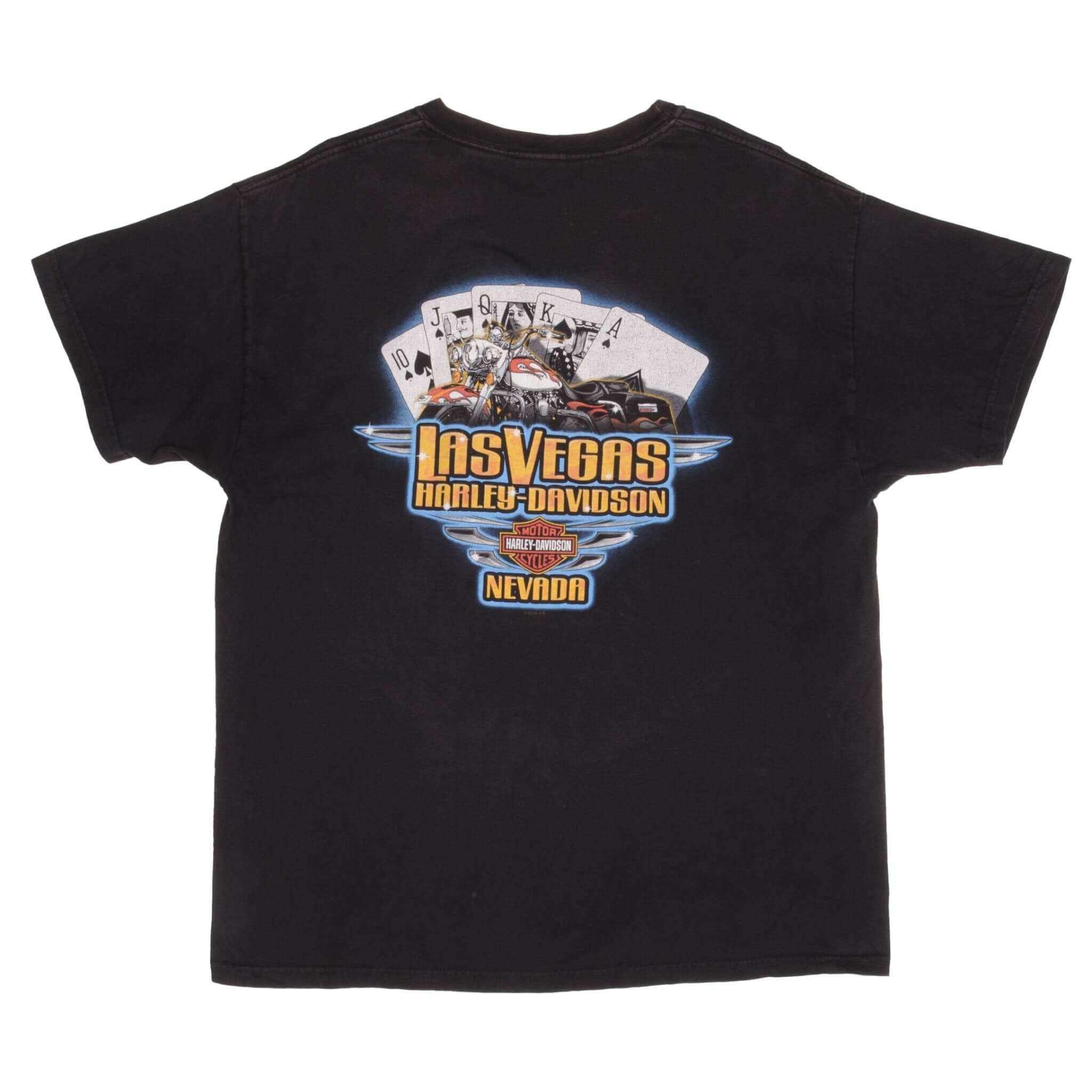 Vintage Harley Davidson Las Vegas Nevada 2004 Size XL Made In USA