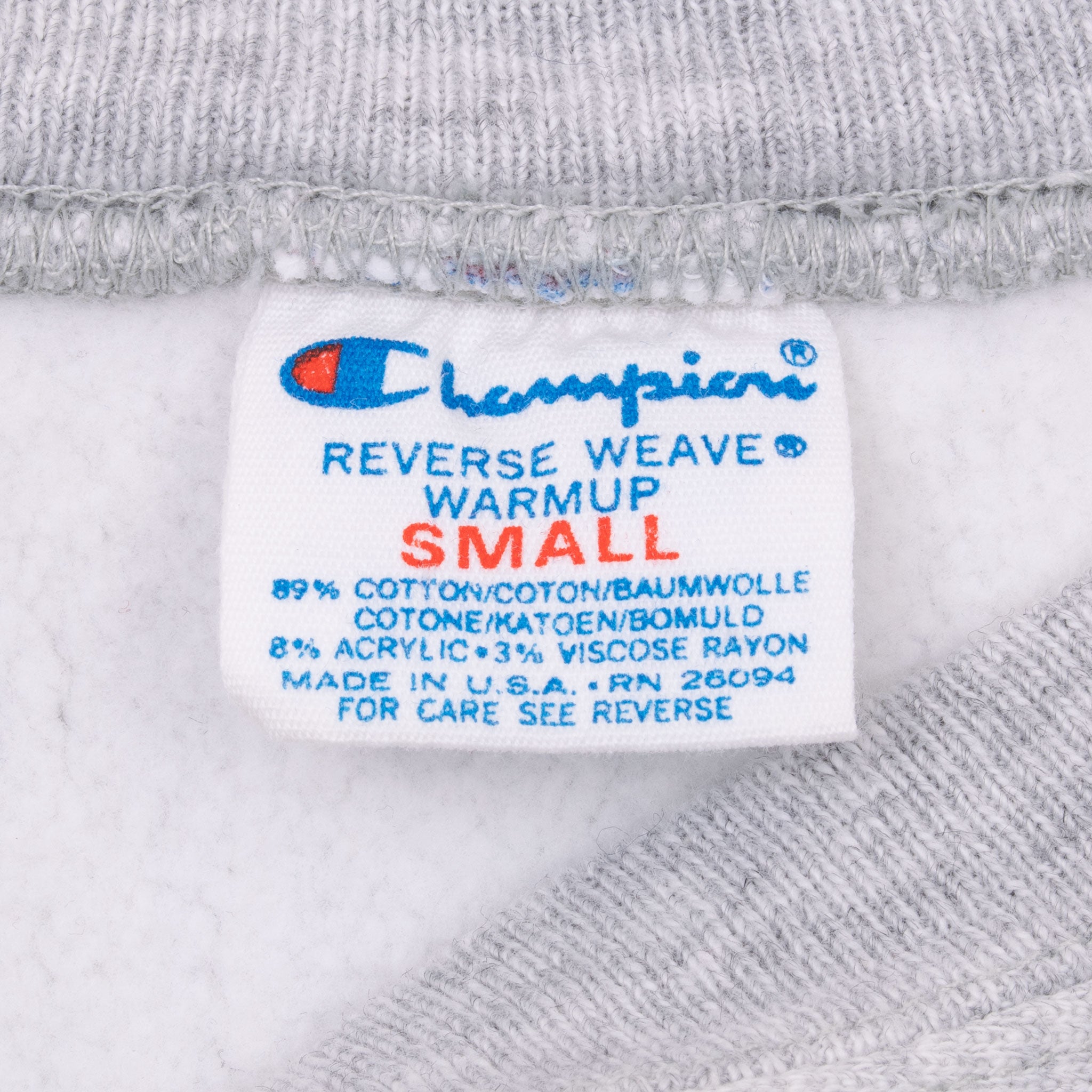 Vintage Champion Reverse Weave Cornell University Grey Sweatshirt 1980S Size Small Made In Usa
