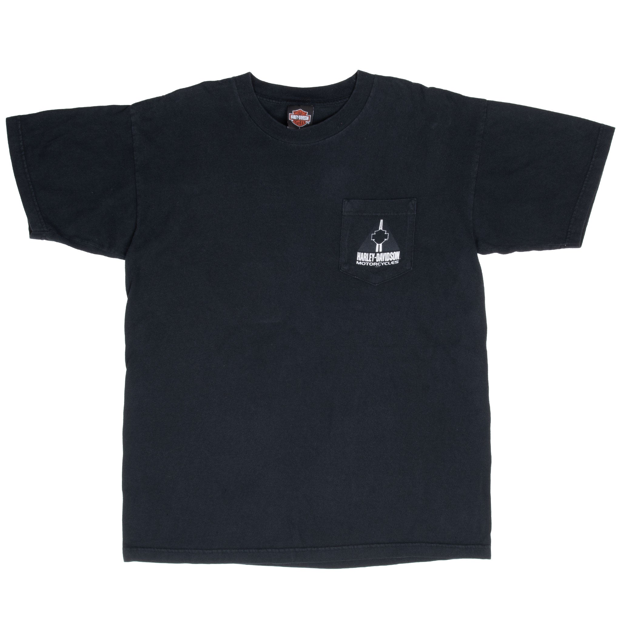 Vintage Harley Davidson Calwell Idaho 2003 Pocket Tee Shirt Size Large