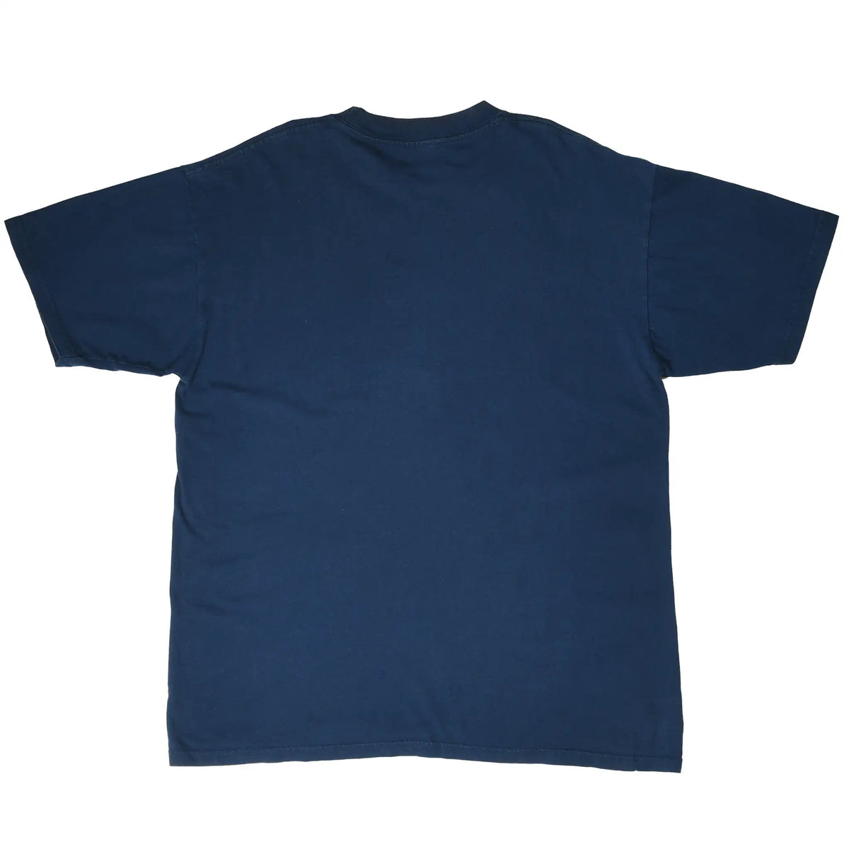 Plain navy back of Cleveland Indians short-sleeve T-shirt
