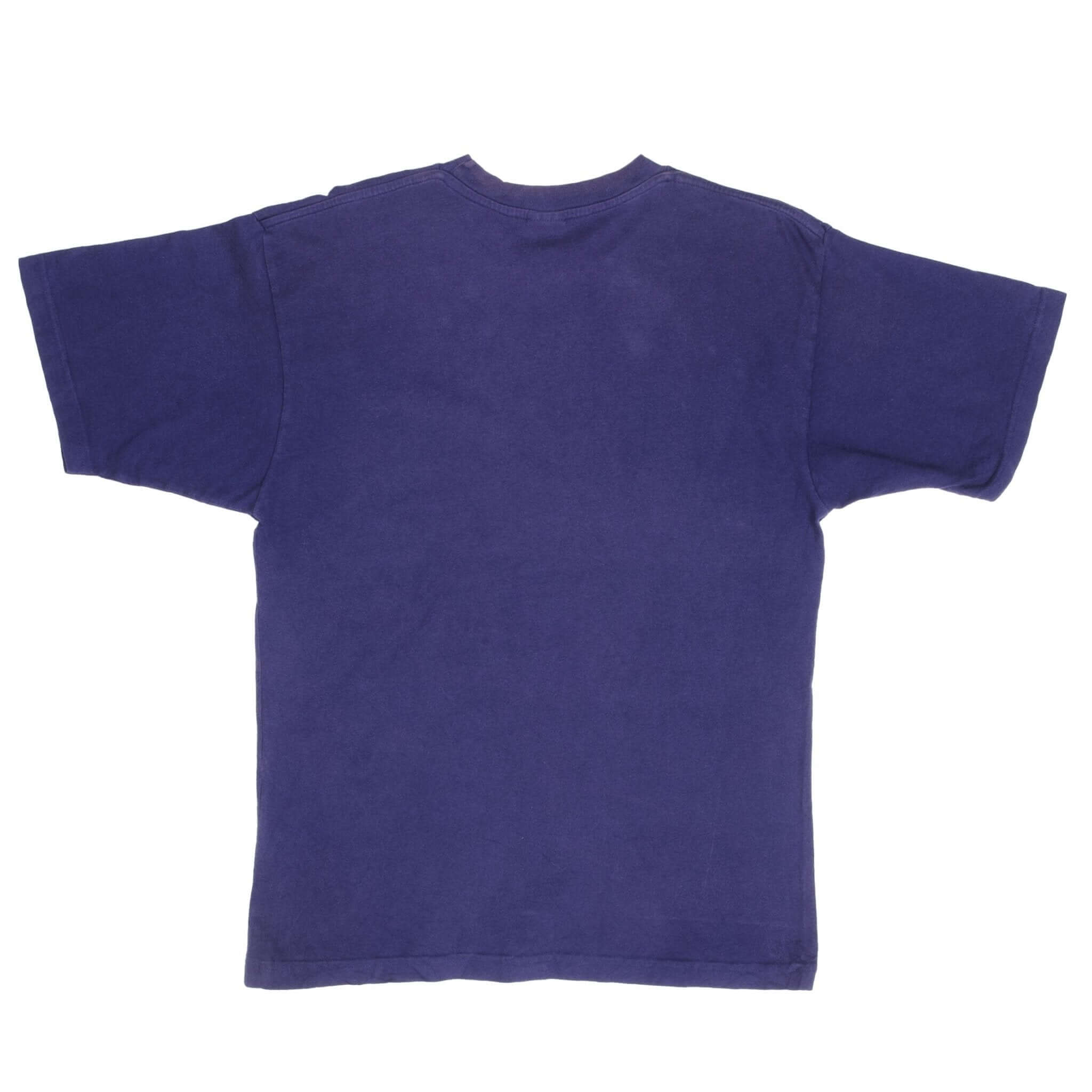 Vintage Nike Classic Swoosh Blue Tee Shirt Size 1990s Size Medium