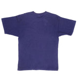 Vintage Nike Classic Swoosh Blue Tee Shirt Size 1990s Size Medium