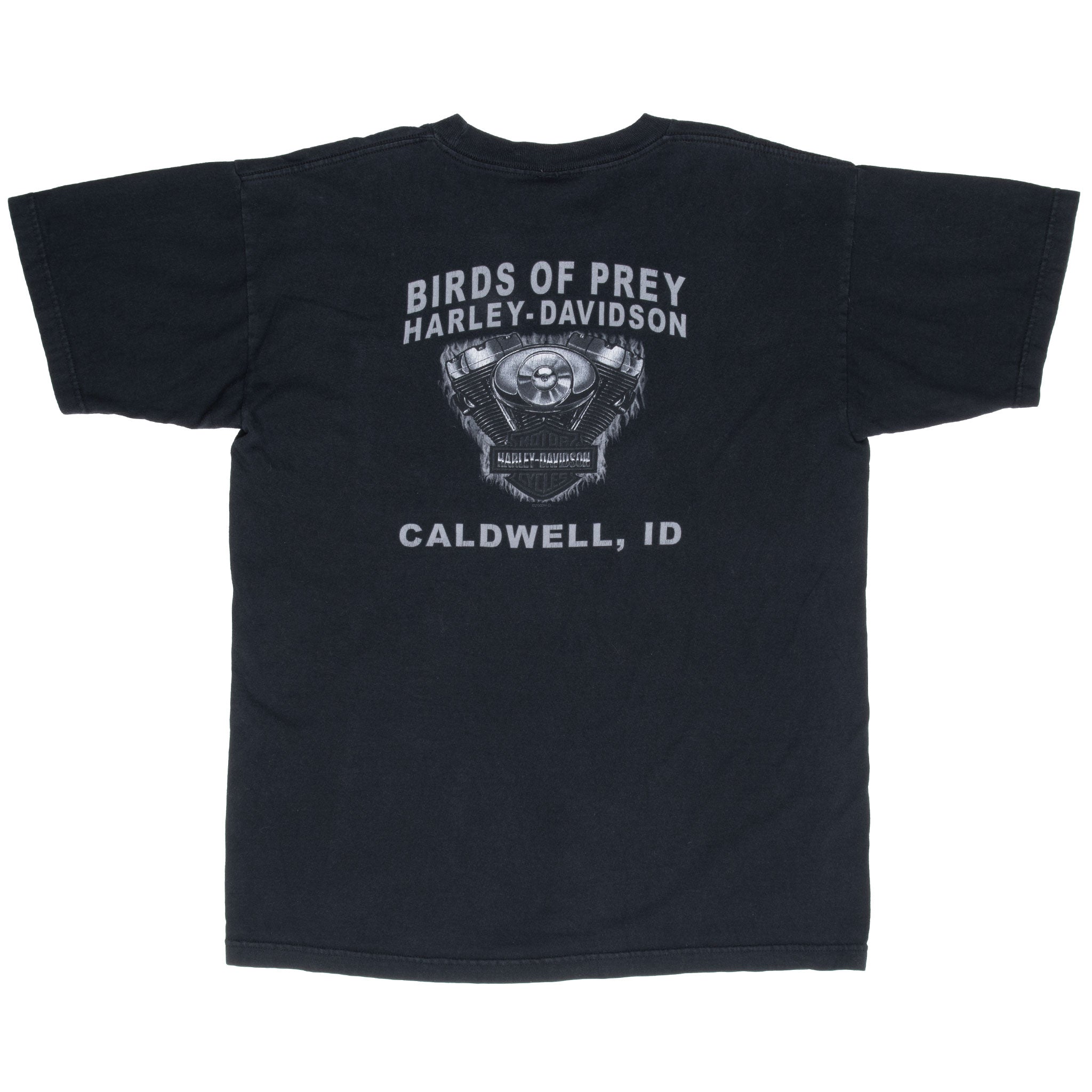 Vintage Harley Davidson Calwell Idaho 2003 Pocket Tee Shirt Size Large