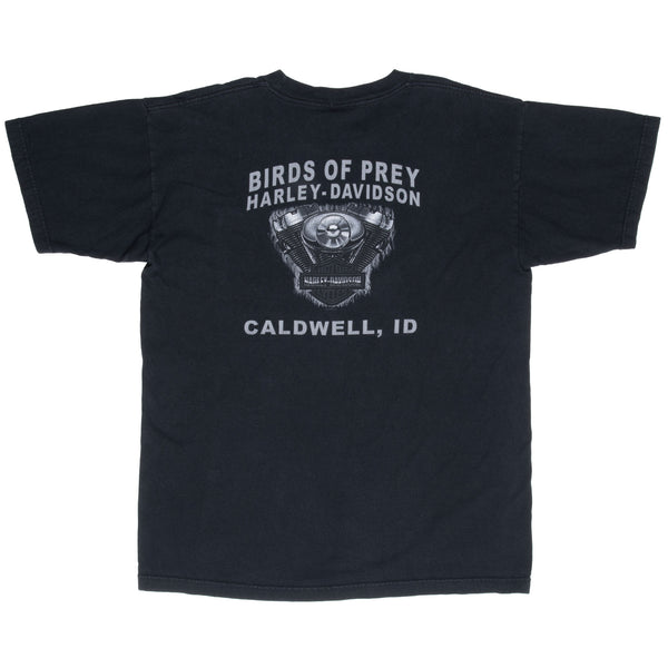 Vintage Harley Davidson Calwell Idaho 2003 Pocket Tee Shirt Size Large
