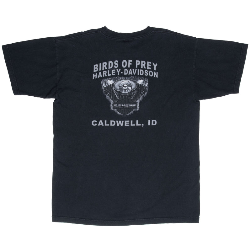 Vintage Harley Davidson Calwell Idaho 2003 Pocket Tee Shirt Size Large