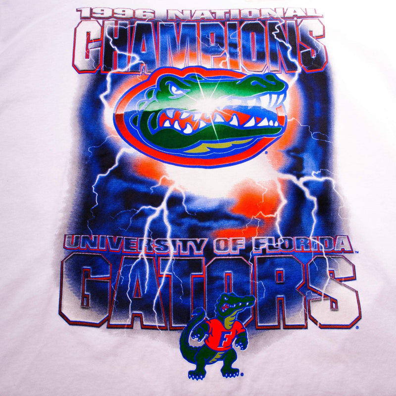 Vintage NFL Florida Gators 1996 Champions Tee Shirt Size Large With Single Stitch Sleeves, With Tags.