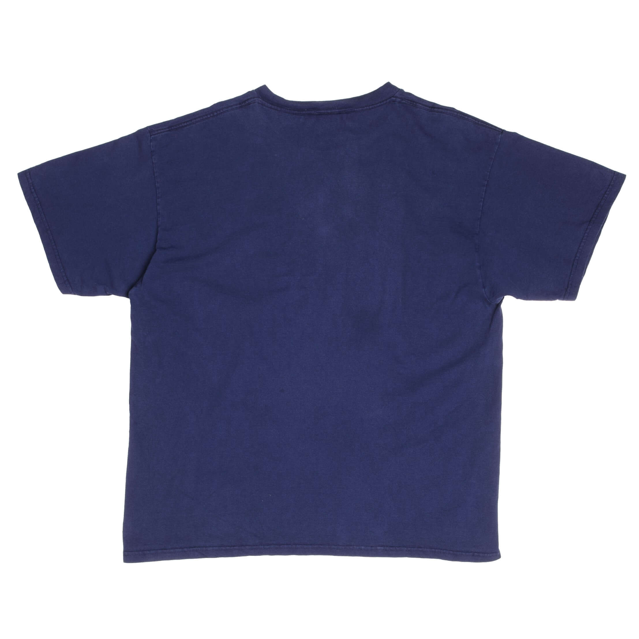 Vintage Nike Classic Swoosh Blue Tee Shirt Size 1990s Size Large Made In USA