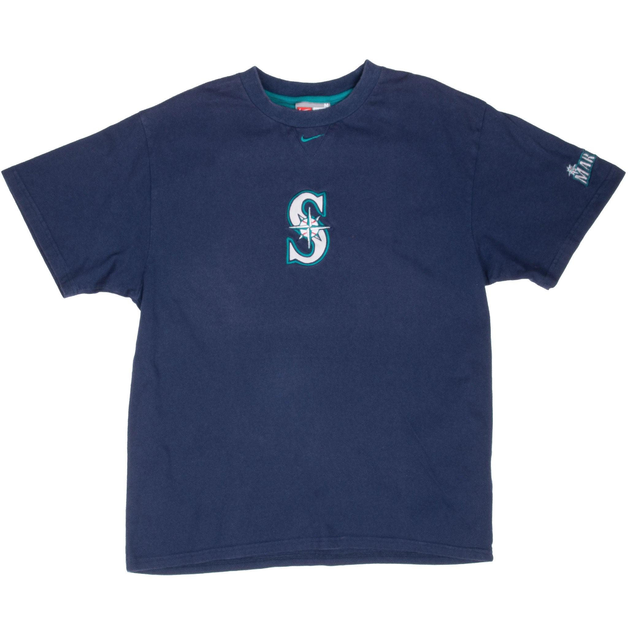 Vintage Mlb Seattle Mariners Embroidered 2000S Nike Tee Shirt Size Medium