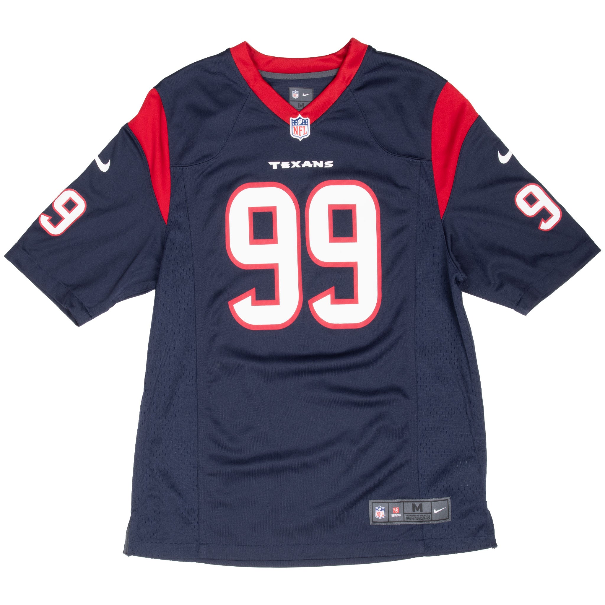 Vintage Nfl Houston Texans Watt #99 Nike Jersey 2000S Size Medium