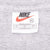 Vintage Nike Classic Swoosh Grey Tee Shirt 1990S Size Xl Made In Usa