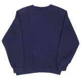 Vintage Nike Surf Swoosh Navy Blue Sweatshirt 1990S Size Medium Made In USA
