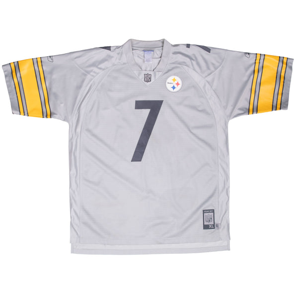 Vintage Nfl Pittsburgh Steelers Roethlisberger #7 Reebok Jersey 2000S Size XL