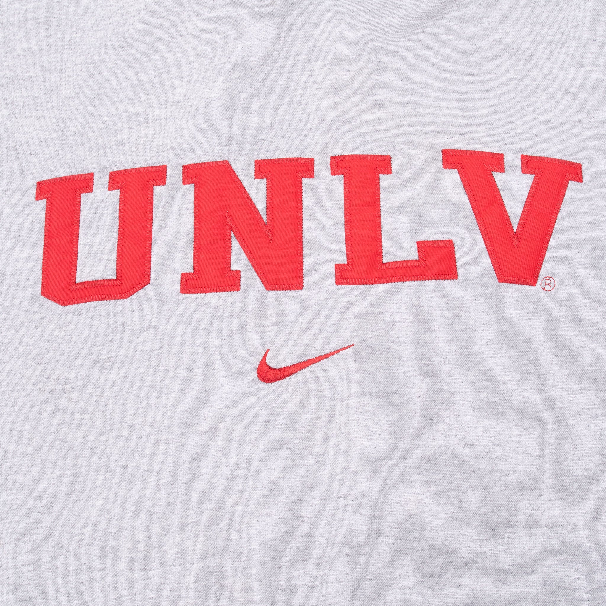 Vintage Nike Center Swoosh Unlv University of Nevada Las Vegas Hoodie Sweatshirt 1990S Size XL