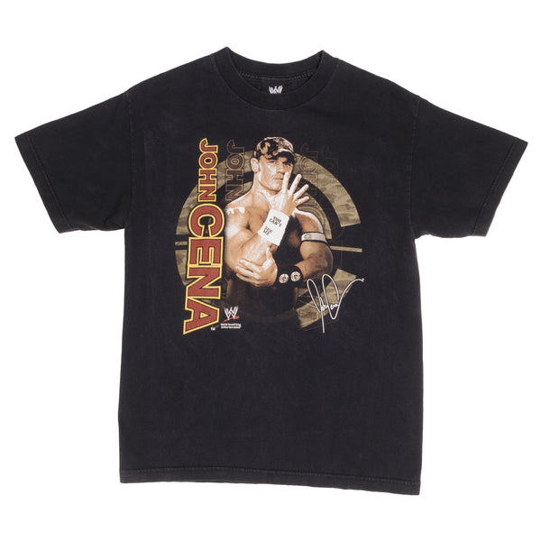 Vintage WWE World Wrestling Federation John Cena You Can't See Me Tee Shirt 2002 Size Medium