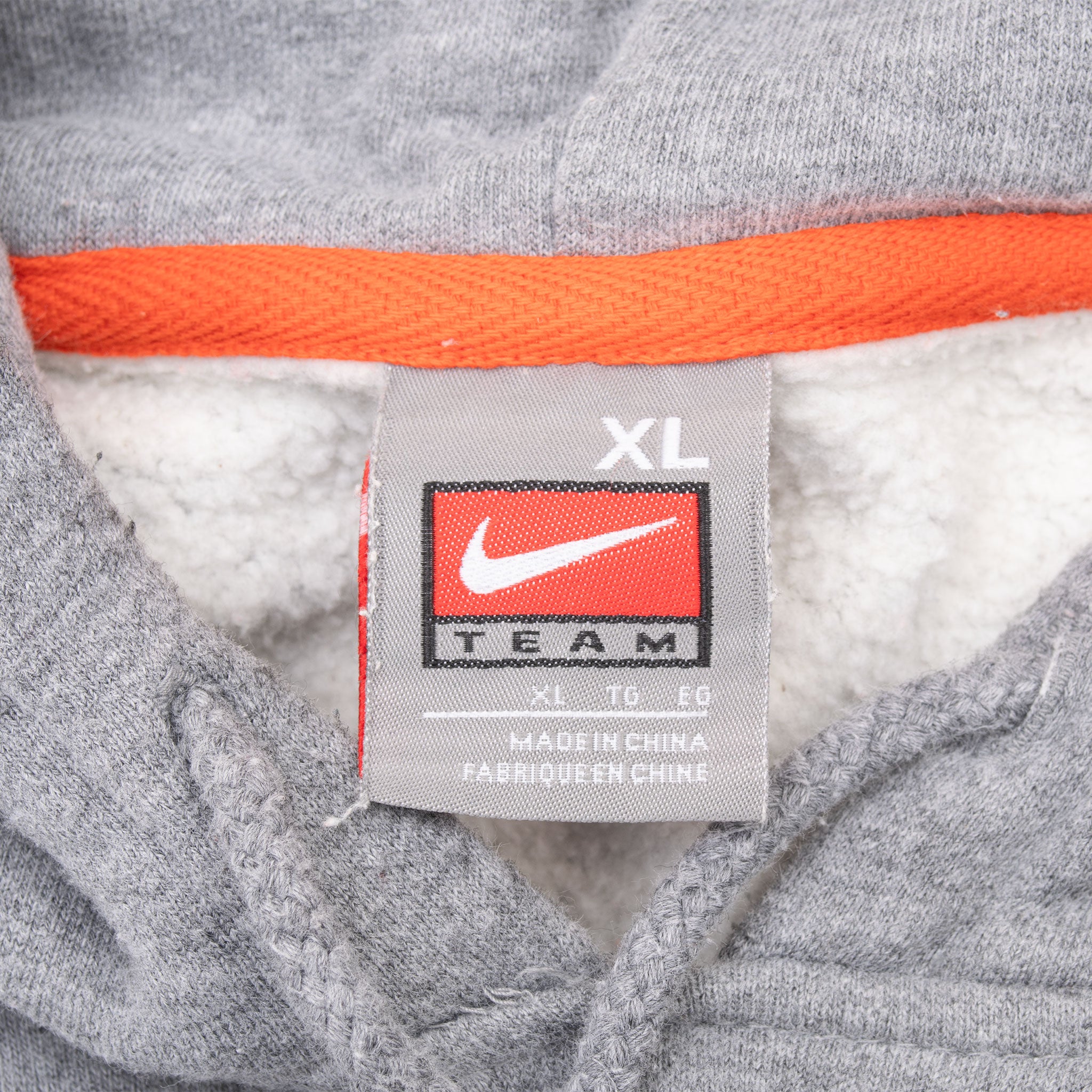 Vintage Nike Ncaa Illinois Basketball Grey Hoodie Sweatshirt 2000S Size XL