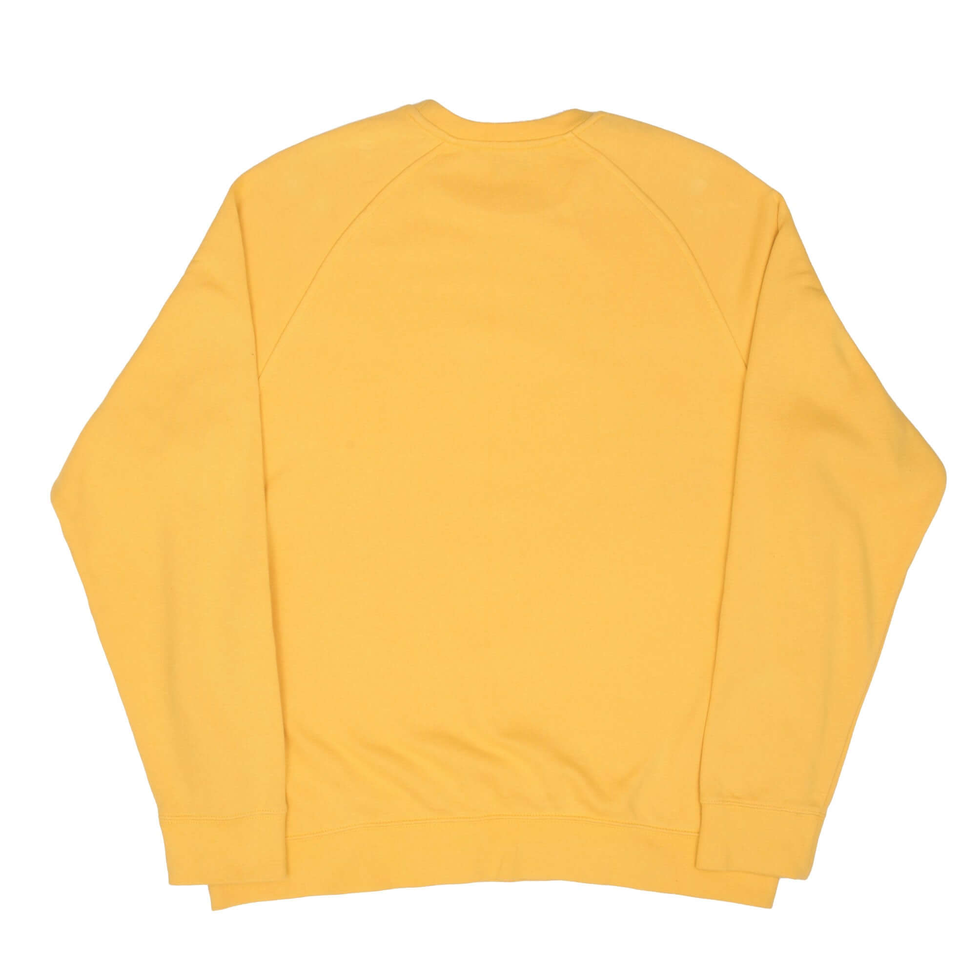 Vintage Nike Classic Swoosh Yellow Sweatshirt 2000S Size Large