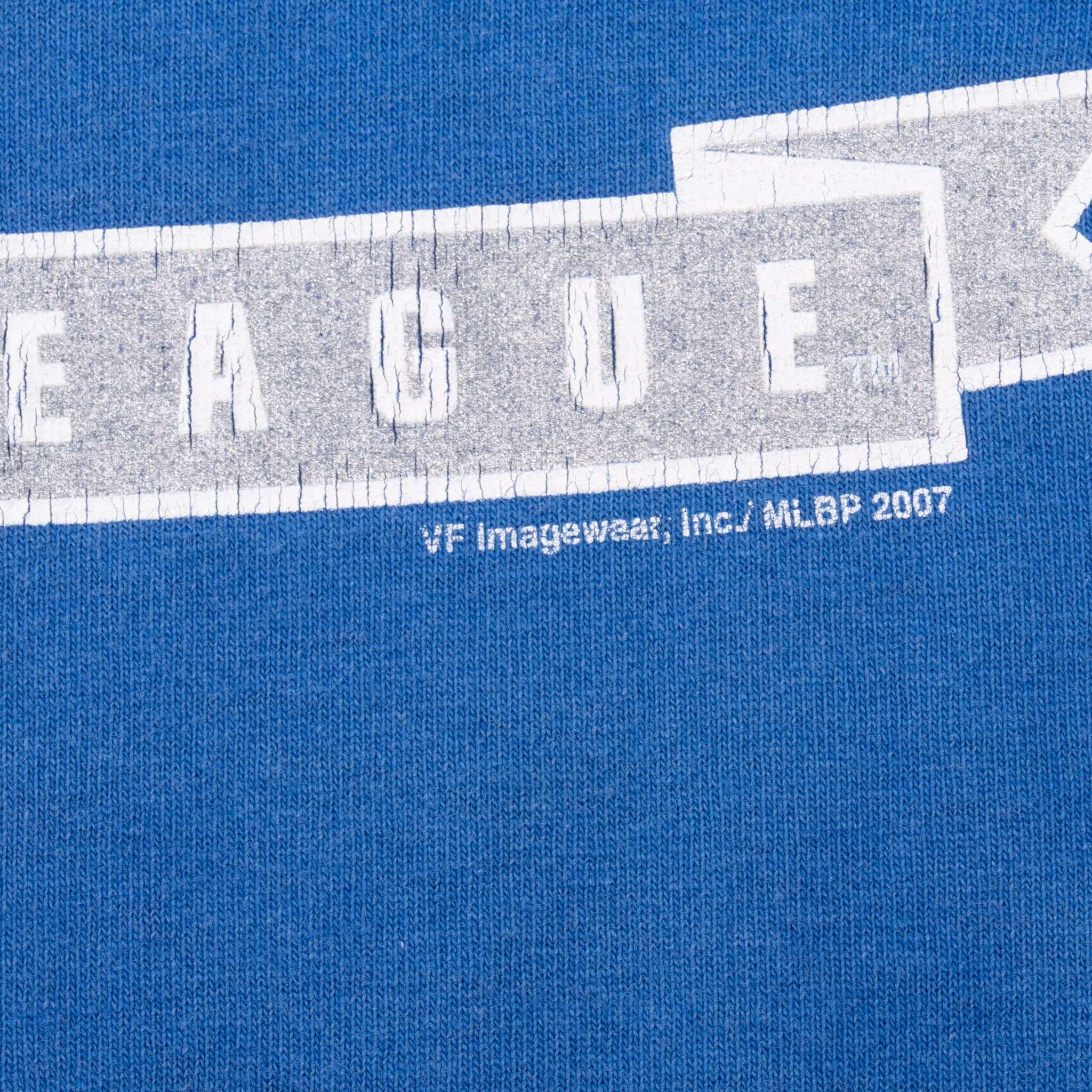 Vintage Mlb Los Angeles Dodgers Blue Tee Shirt 2007 Size Large