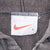 Vintage Nike Grey Full Zip Hoodie Sweatshirt 1990S Size Large