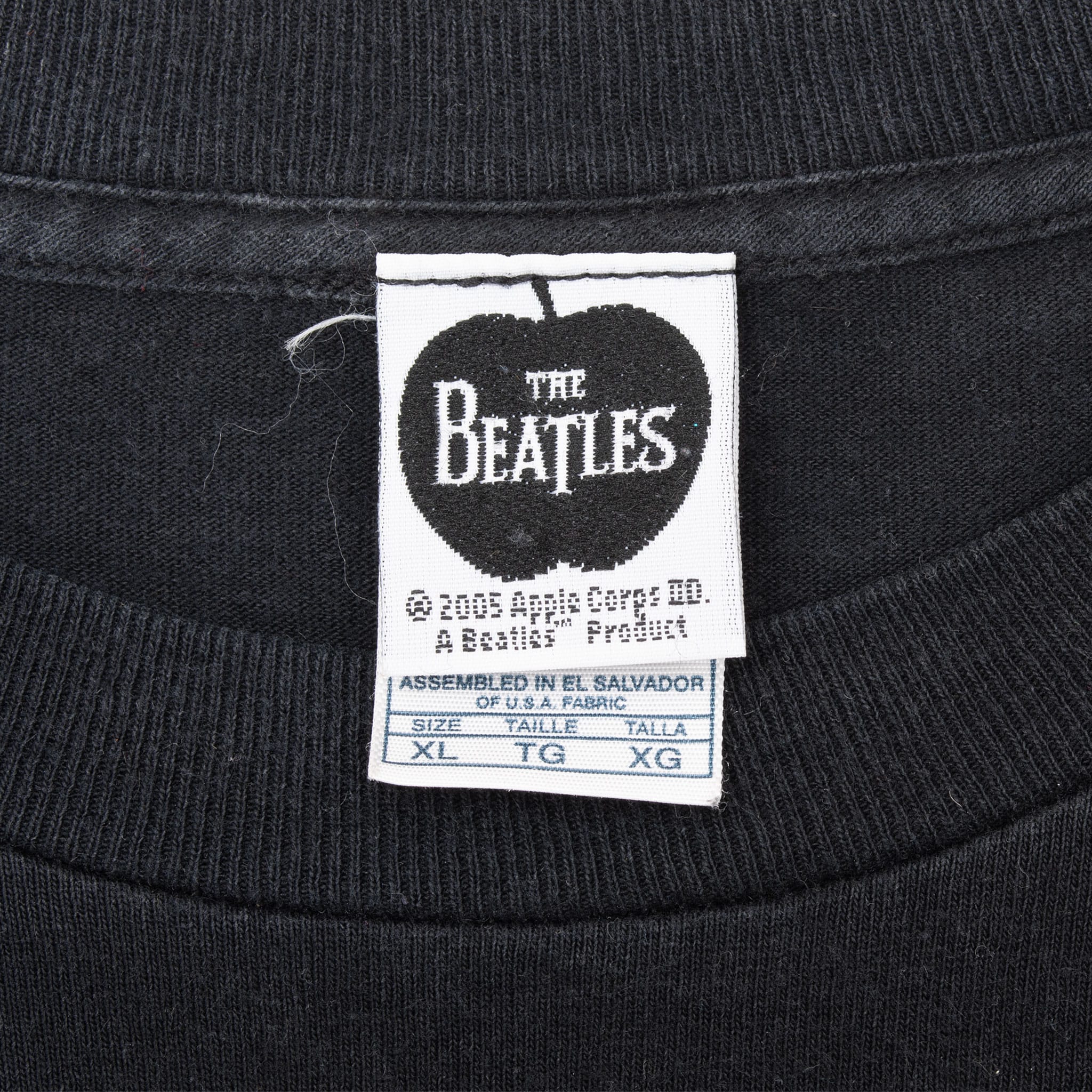 VINTAGE THE BEATLES LET IT BE 2005 TEE SHIRT SIZE XL