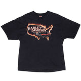 Vintage Harley Davidson Country Daytona Tee Shirt 2009 Size Large Made In Usa