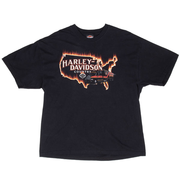 Vintage Harley Davidson Country Daytona Tee Shirt 2009 Size Large Made In Usa
