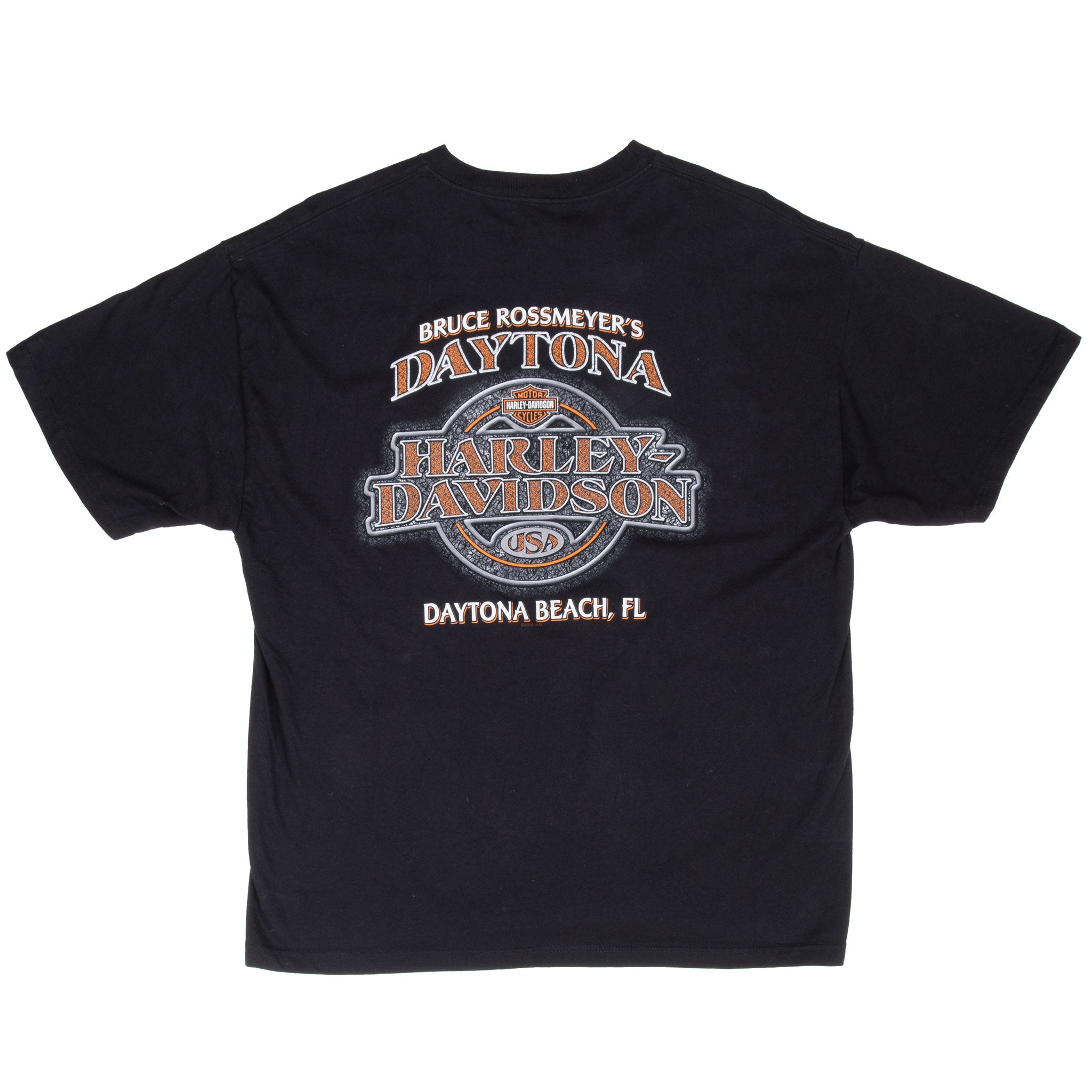 Vintage Harley Davidson Country Daytona Tee Shirt 2009 Size Large Made In Usa
