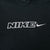 Vintage Nike Spellout Swoosh Black Hoodie Sweatshirt 2000S Size XL