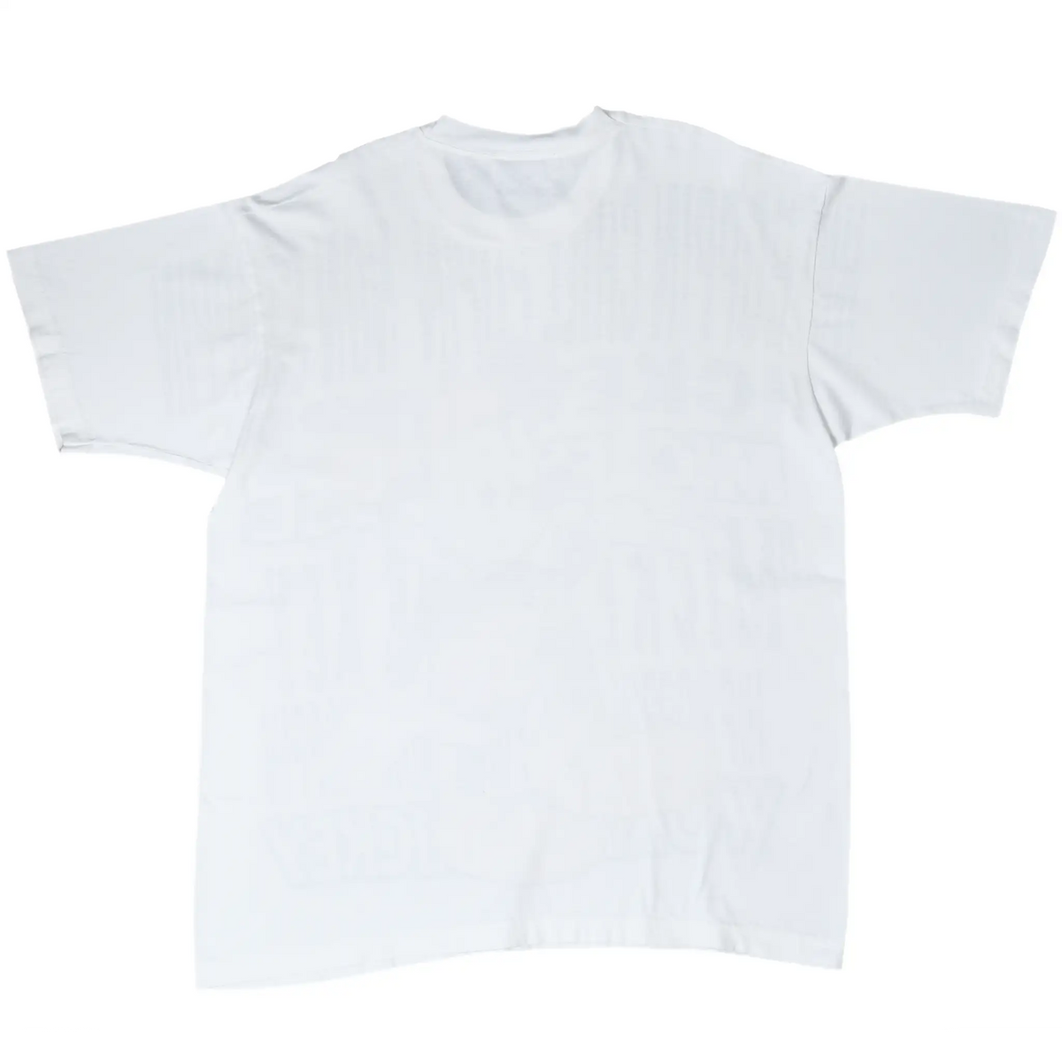 Plain white back of Disney Mickey Mouse short-sleeve T-shirt